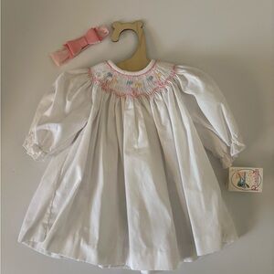 Elegant White Kids Formal Dress